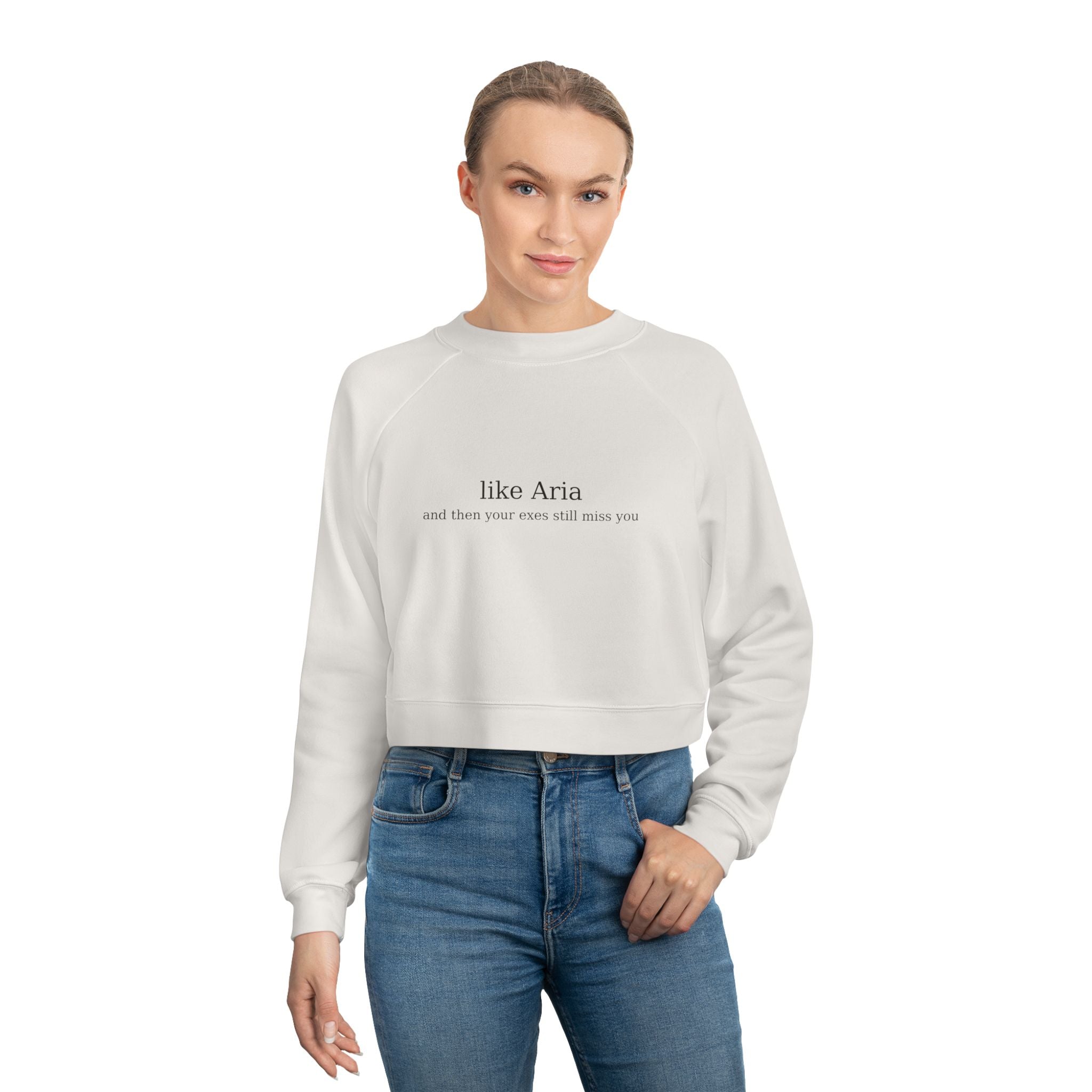 #like Aria - Women's Cropped Fleece Pullover