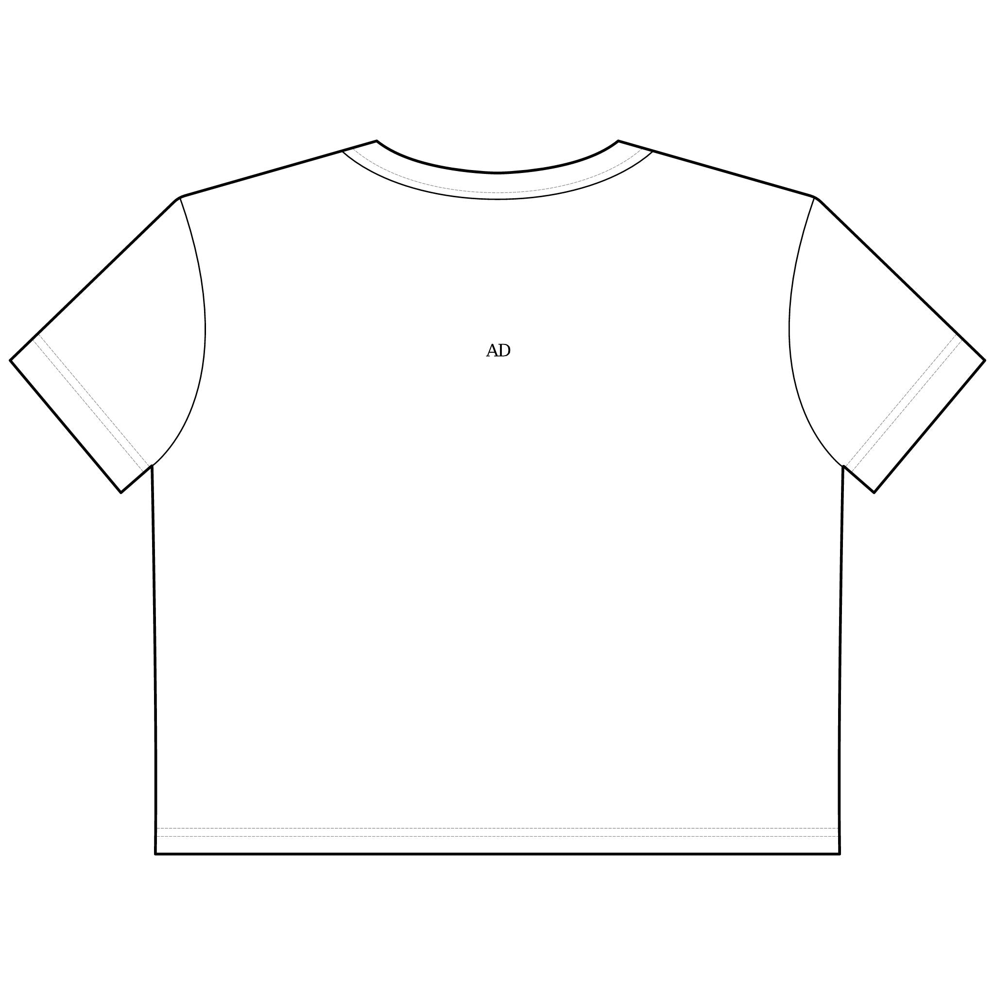 #likeAria - Cropped Boxy Tee — Women’s Casual Crop Top